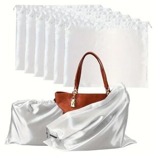 6 Dust Bags For Purses, Shoes etc